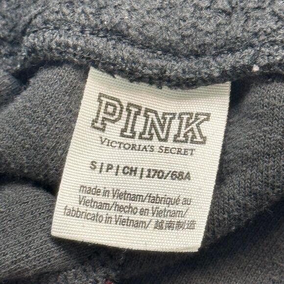 Victoria's Secret PINK Outfit Vintage Skinny Jogger Legging Crew Roses small - Picture 7 of 7